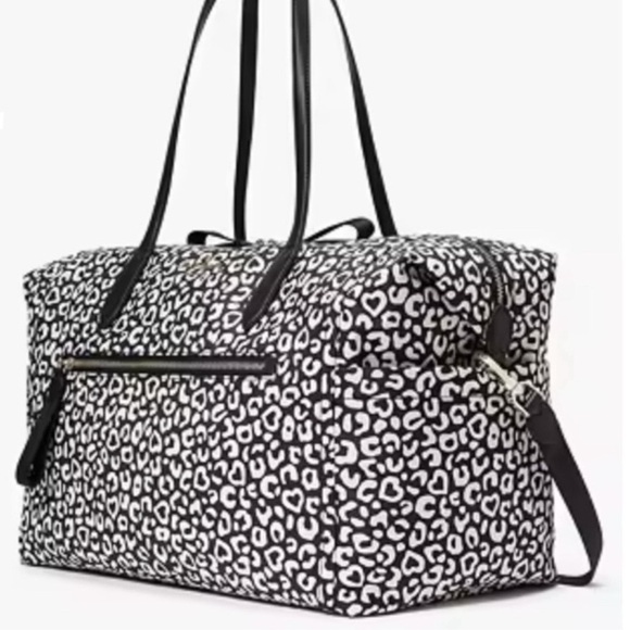 kate spade Handbags - Kate Spade nylon large weekender travel bag and makeup bag. NWT